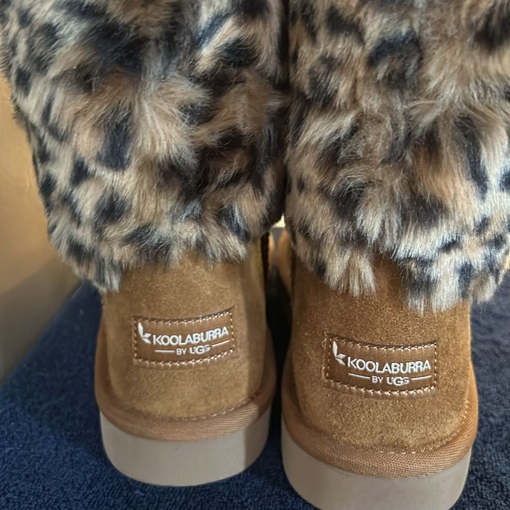 Koolaburra By Ugg Leopard Print Size 7 - image 3